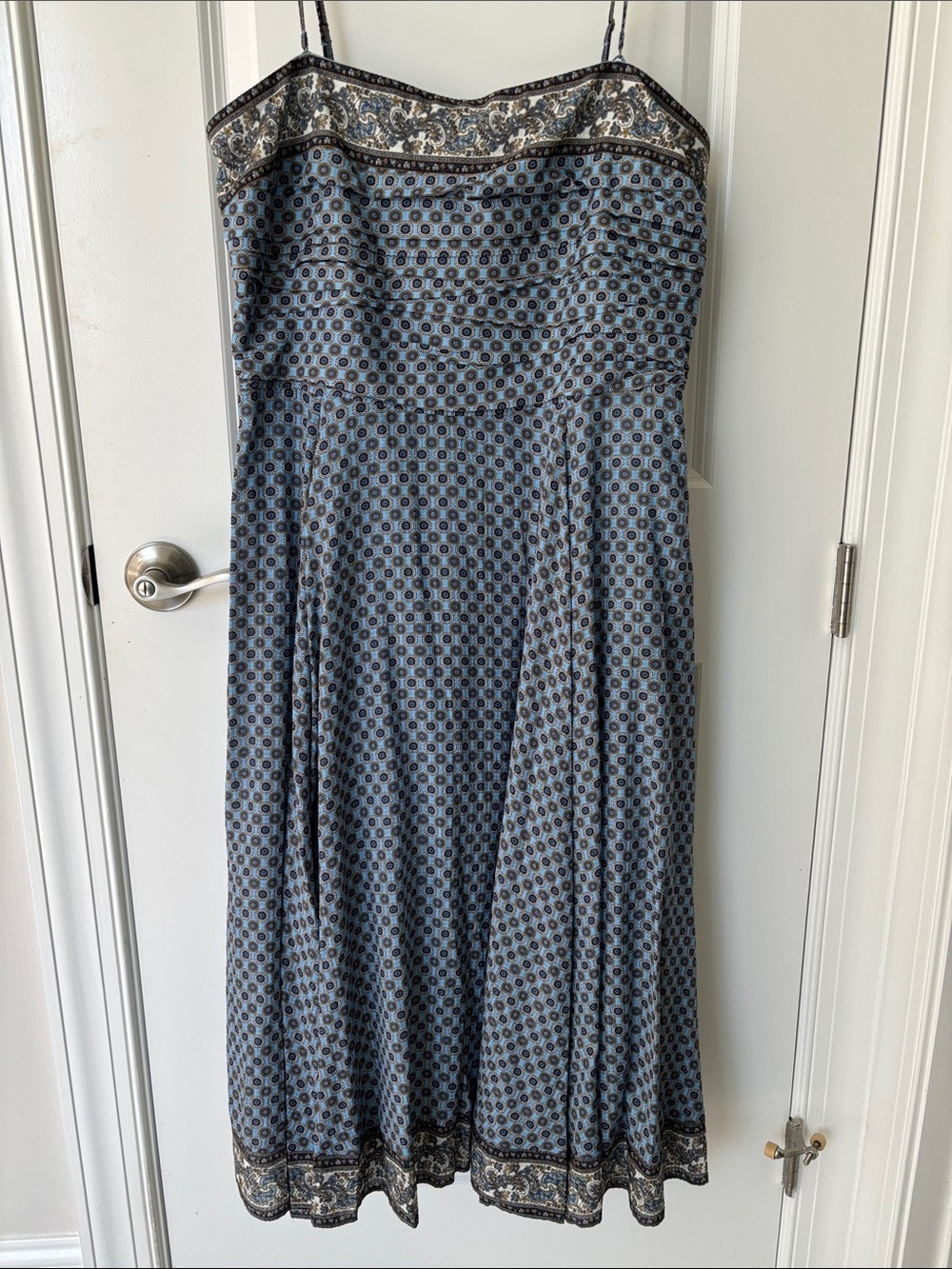 Veronica Beard Dress in Blue Jay Multi- size 14 - Picture 1 of 6
